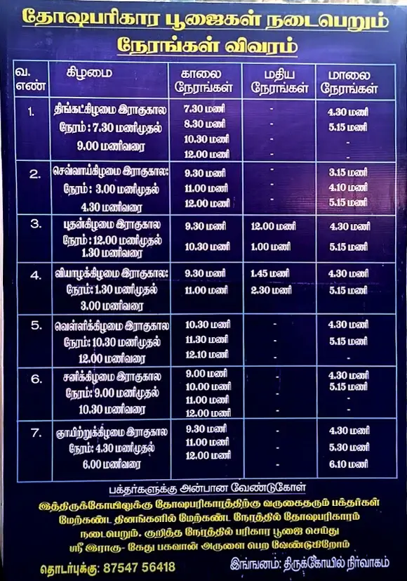pampuram temple timings in tamil